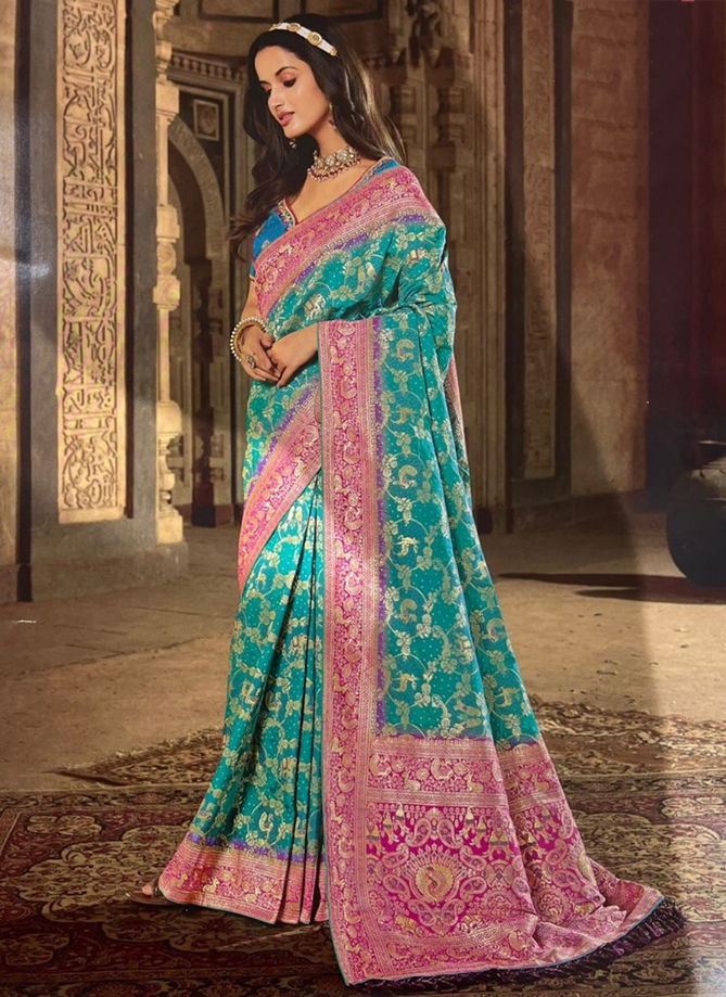 Vrindavan Vol 25 Royal New Latest Designer Ethnic Wear Silk Saree Collection